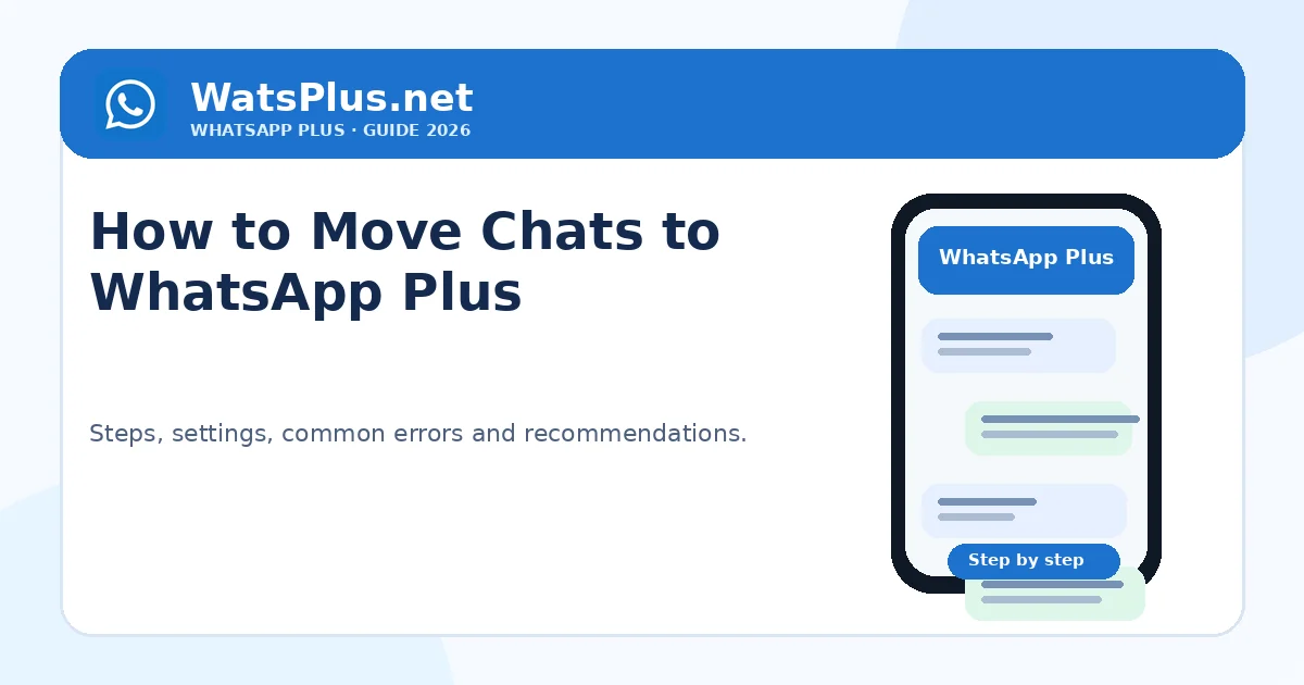 How to Move Chats to WhatsApp Plus — second image