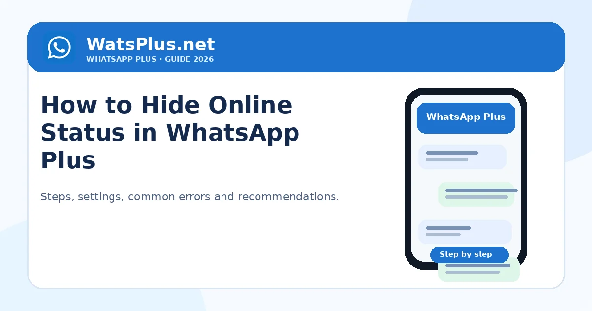 How to Hide Online Status in WhatsApp Plus — second image