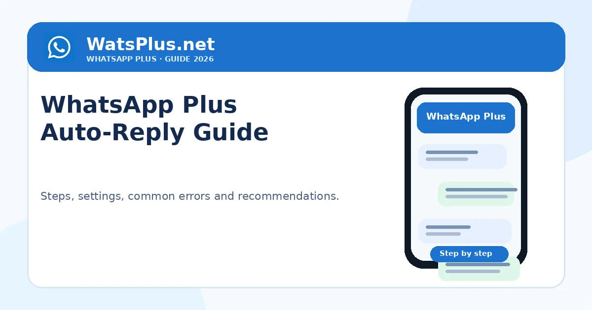 Auto-Reply in WhatsApp Plus — second image