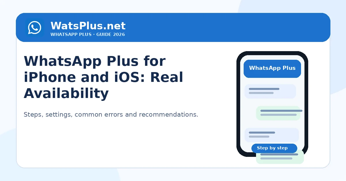 WhatsApp Plus for iPhone and iOS — second image