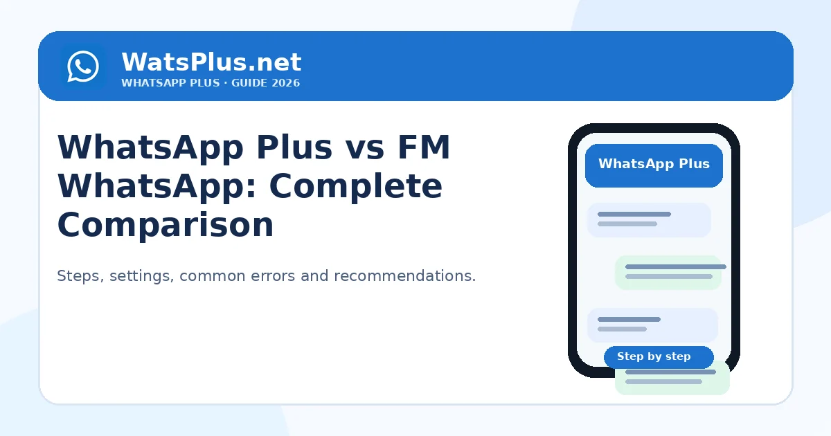 WhatsApp Plus vs FM WhatsApp — second image