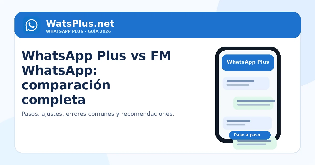 WhatsApp Plus vs FM WhatsApp — segunda imagen