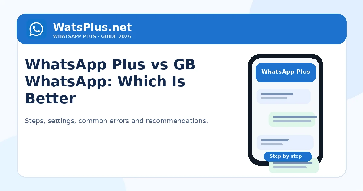 WhatsApp Plus vs GB WhatsApp — second image