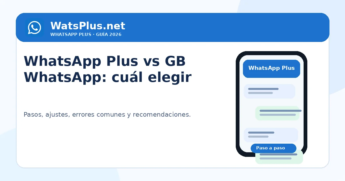 WhatsApp Plus vs GB WhatsApp — segunda imagen